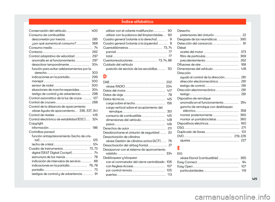 Seat Ateca 2019  Manual de instrucciones (in Spanish) 