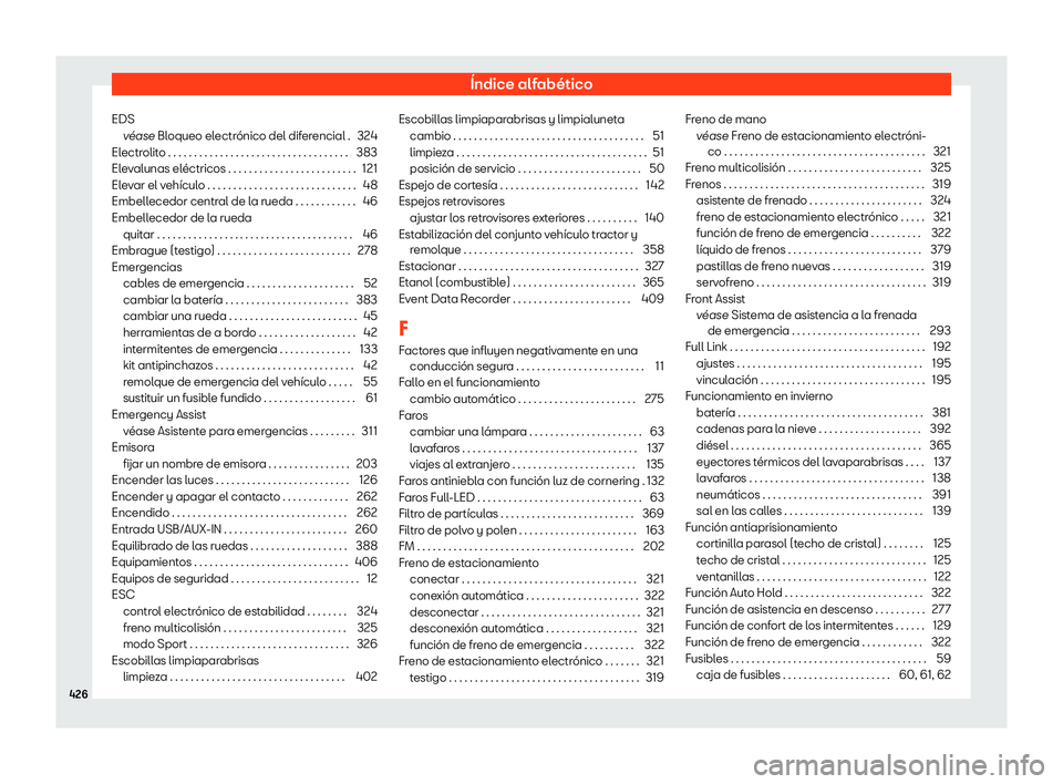 Seat Ateca 2019  Manual de instrucciones (in Spanish) 