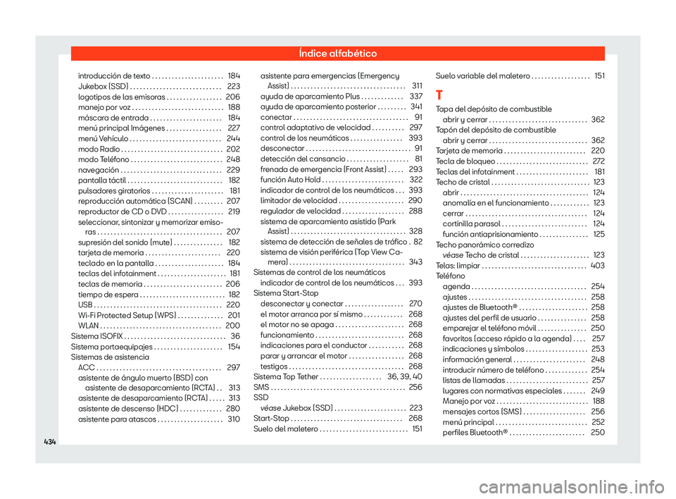 Seat Ateca 2019  Manual de instrucciones (in Spanish) 
