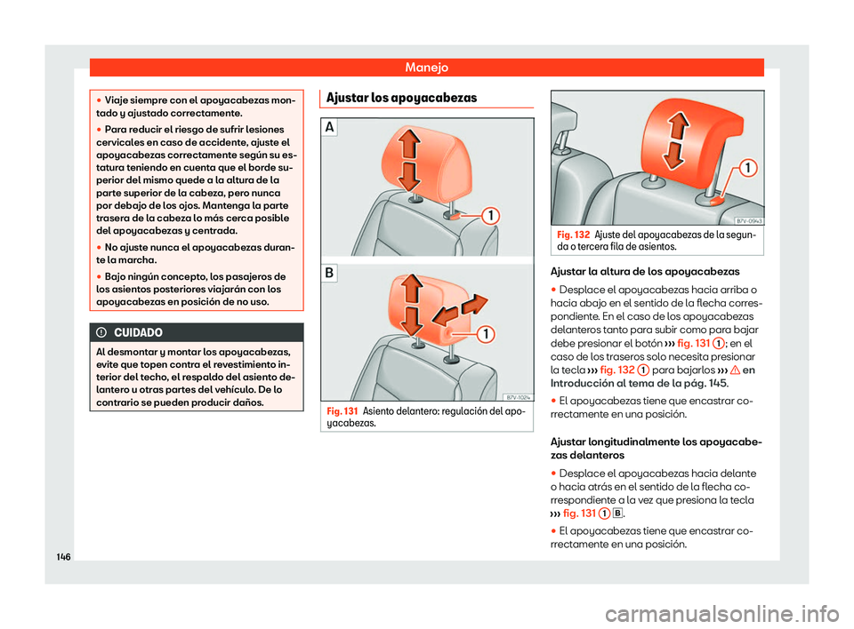 Seat Alhambra 2020  Manual de instrucciones (in Spanish) Manejo
