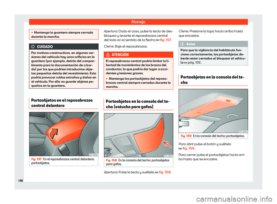 Seat Alhambra 2020  Manual de instrucciones (in Spanish) Manejo
