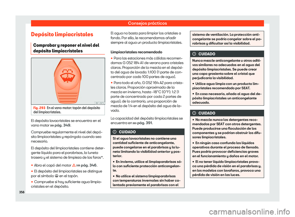 Seat Alhambra 2020  Manual de instrucciones (in Spanish) Consejos prácticos
Dep