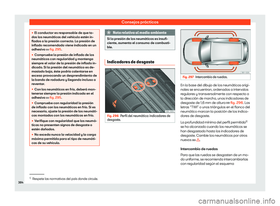 Seat Alhambra 2020  Manual de instrucciones (in Spanish) Consejos prácticos
