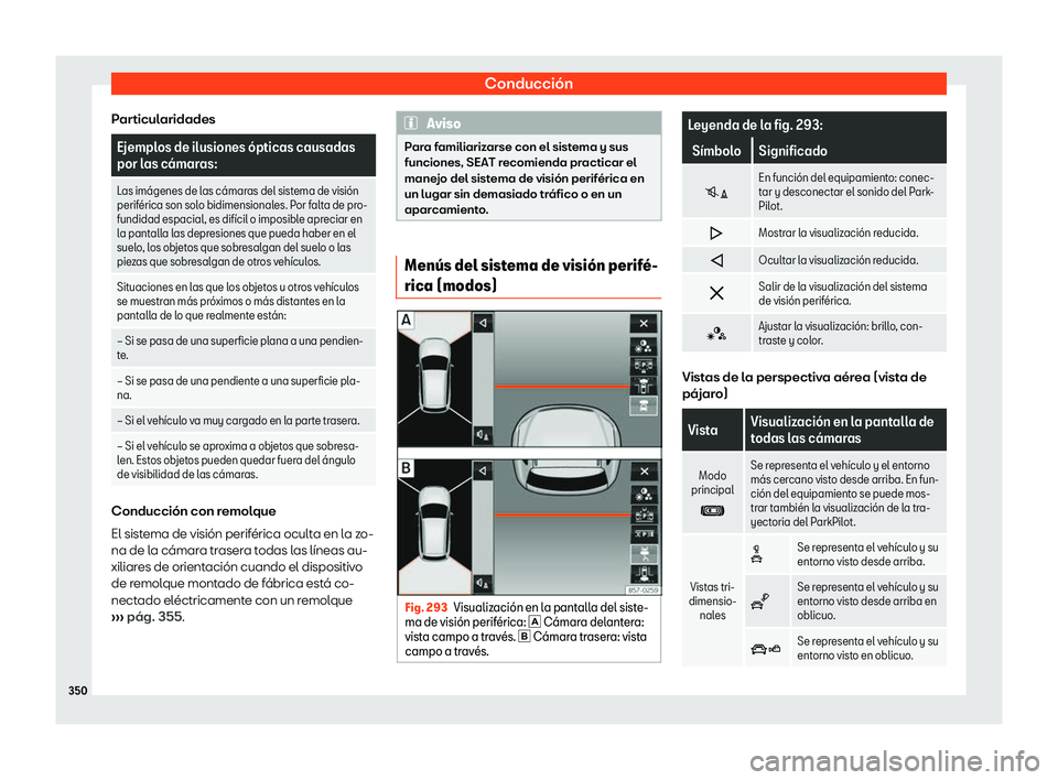 Seat Tarraco 2018  Manual de instrucciones (in Spanish) Conducci