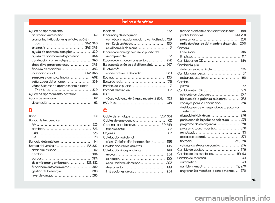 Seat Tarraco 2018  Manual de instrucciones (in Spanish) 