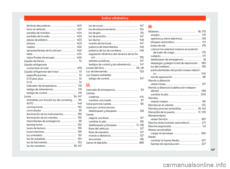 Seat Tarraco 2018  Manual de instrucciones (in Spanish) 