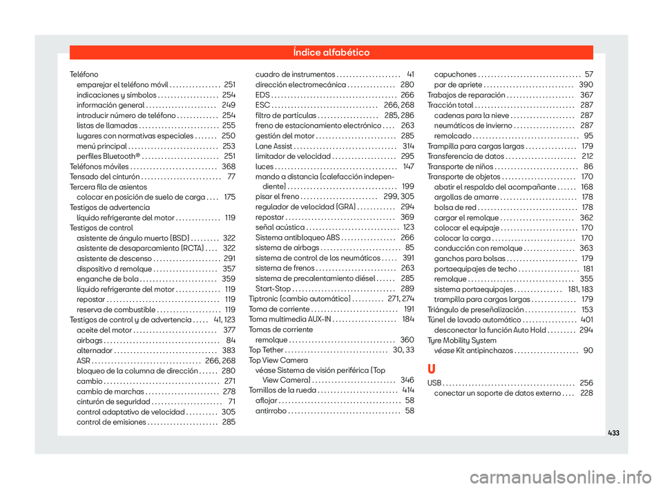 Seat Tarraco 2018  Manual de instrucciones (in Spanish) 