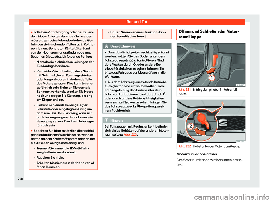 Seat Neuer Leon 2020  Betriebsanleitung (in German) Rat und Tat
