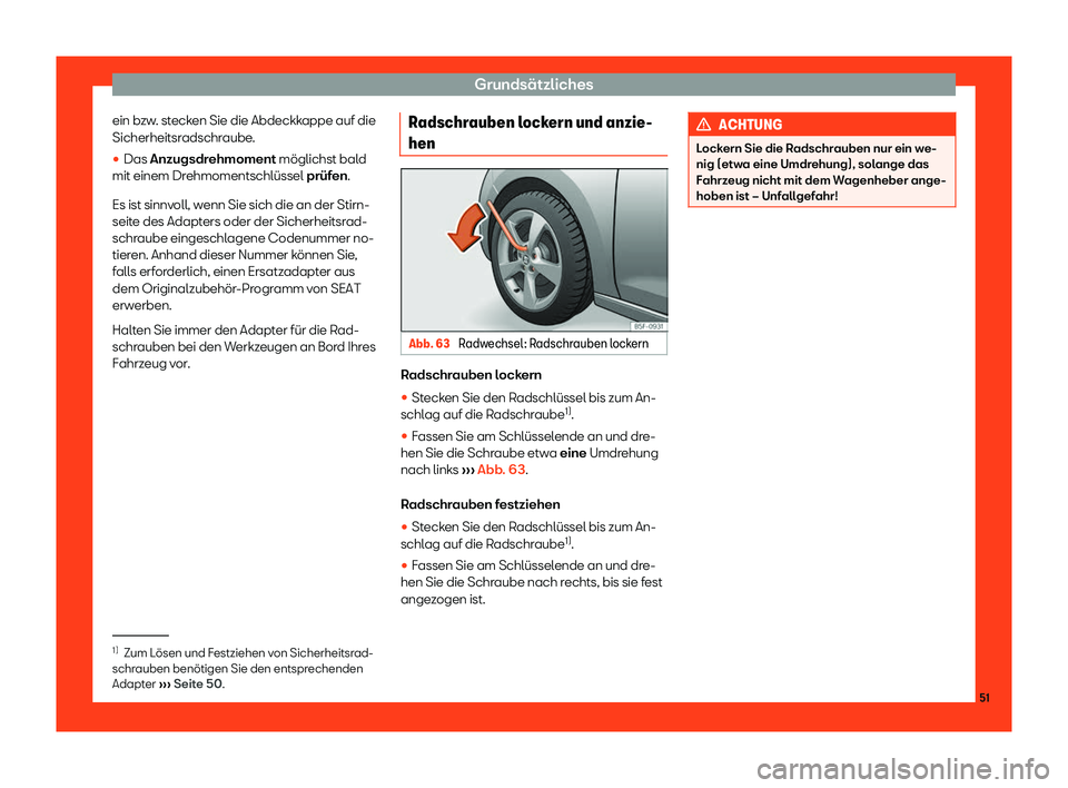 Seat Toledo 2018  Betriebsanleitung (in German) Grunds