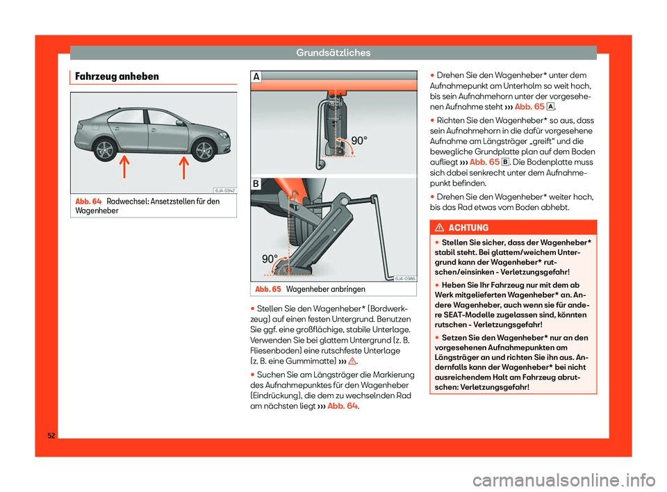 Seat Toledo 2018  Betriebsanleitung (in German) Grunds