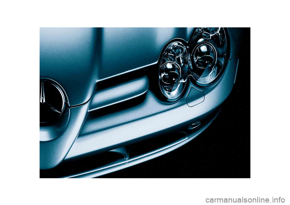 MERCEDES-BENZ SLR 2005 R199 Owners Manual 