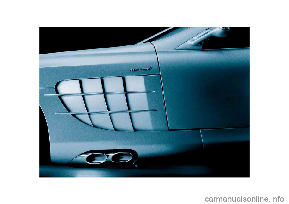 MERCEDES-BENZ SLR 2005 R199 Owners Manual 