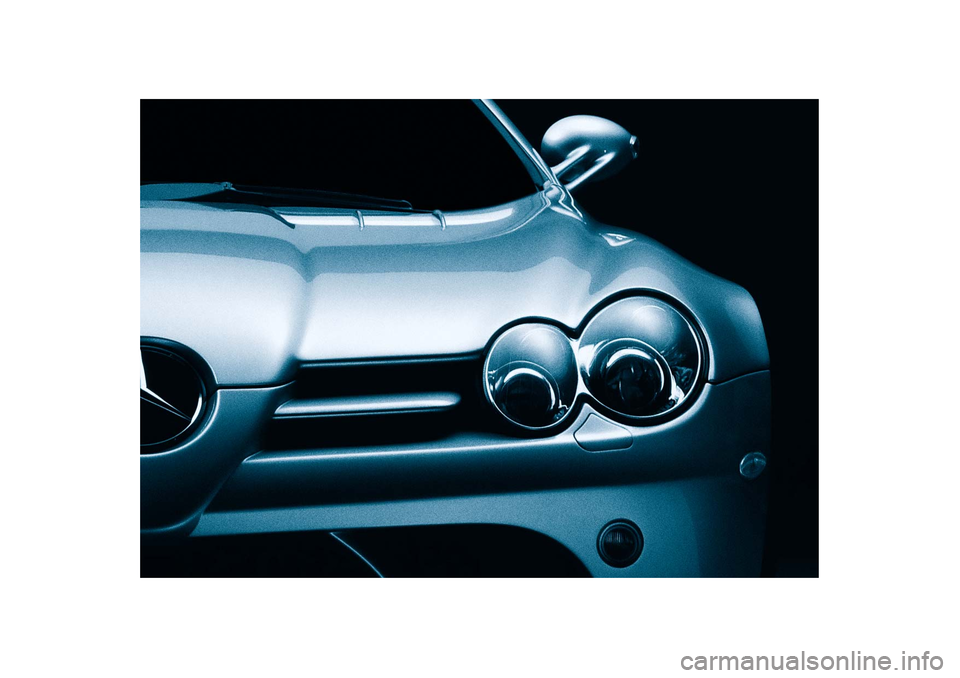 MERCEDES-BENZ SLR 2006 R199 Owners Manual 