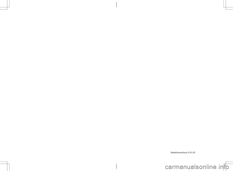 MERCEDES-BENZ SPRINTER 2019  MY19 Supplement to Owner’s Manual Re
daktion sschluss 21.01. 20 