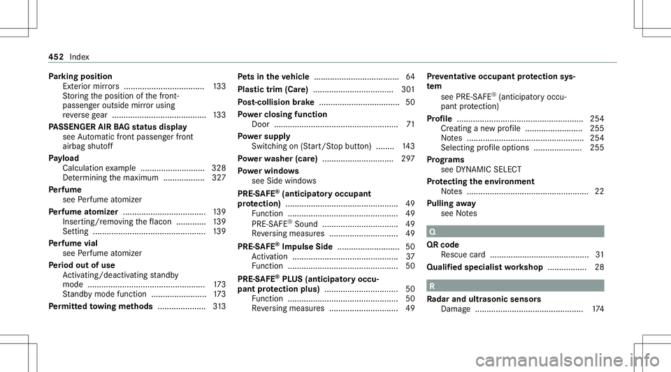 MERCEDES-BENZ GLE COUPE 2021 Owners Manual Pa
rking posit ion
Ex terior mir rors <0011001100110011001100110011001100110011001100110011001100110011
0011001100110011001100110011001100110011001100110011001100110011
001100110011> 133
St or ing the MERCEDES-BENZ GLE COUPE 2021 Owners Manual Pa
rking posit ion
Ex terior mir rors <0011001100110011001100110011001100110011001100110011001100110011
0011001100110011001100110011001100110011001100110011001100110011
001100110011> 133
St or ing the