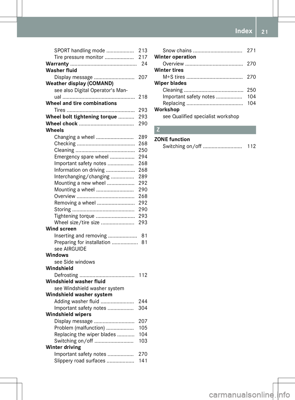 MERCEDES-BENZ SLC ROADSTER 2020 Owners Manual SPOR
Thandling mod e.<0011001100110011001100110011001100110011001100110011001100110011
00110011[ 213
Ti re pre ssu remoni tor<0011001100110011001100110011001100110011001100110011001100110011
001100110 MERCEDES-BENZ SLC ROADSTER 2020 Owners Manual SPOR
Thandling mod e.<0011001100110011001100110011001100110011001100110011001100110011
00110011[ 213
Ti re pre ssu remoni tor<0011001100110011001100110011001100110011001100110011001100110011
001100110