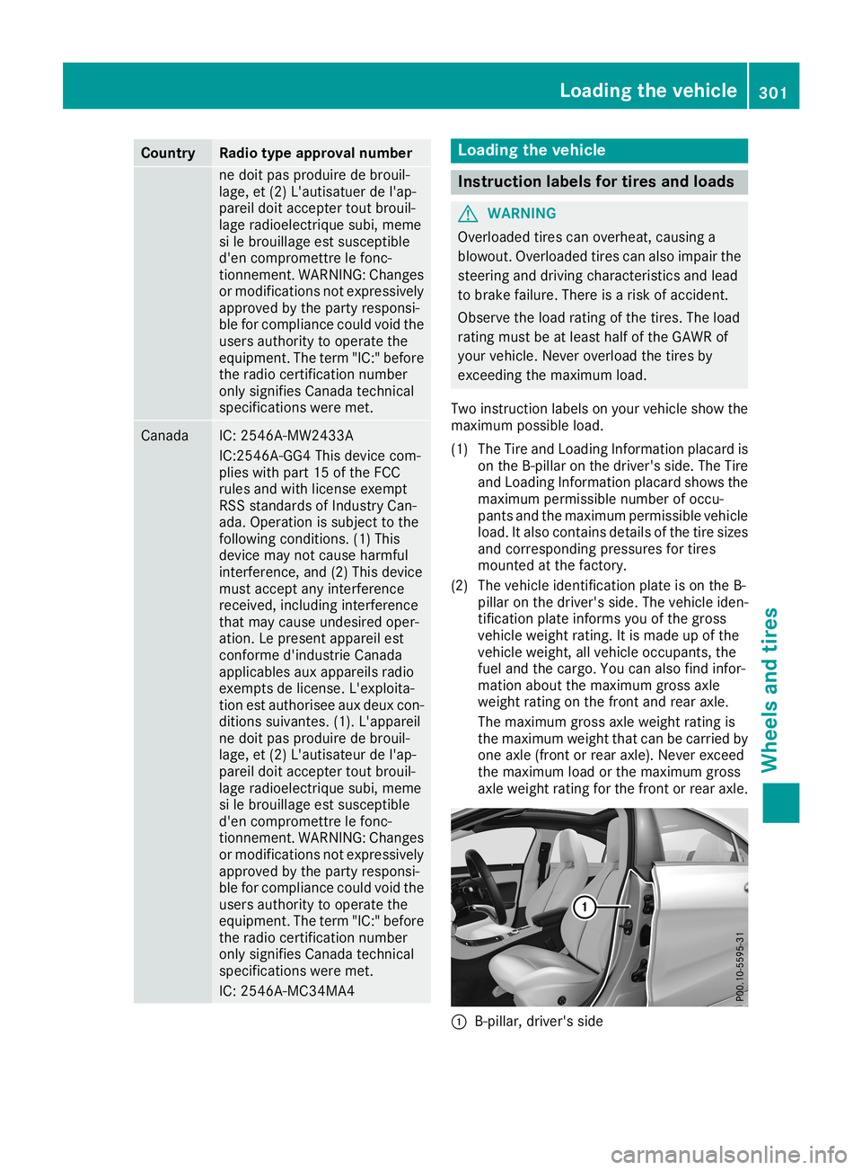 MERCEDES-BENZ CLA COUPE 2019  Owners Manual Count
ry Ra
dio type approval number ne
doit pasprod uiredebrouil -
lage, et(2) L'aut isatuer del'ap-
pareil doitacceptertout brouil -
lage radioe lectrique subi,meme
si le brouil lageestsusc 