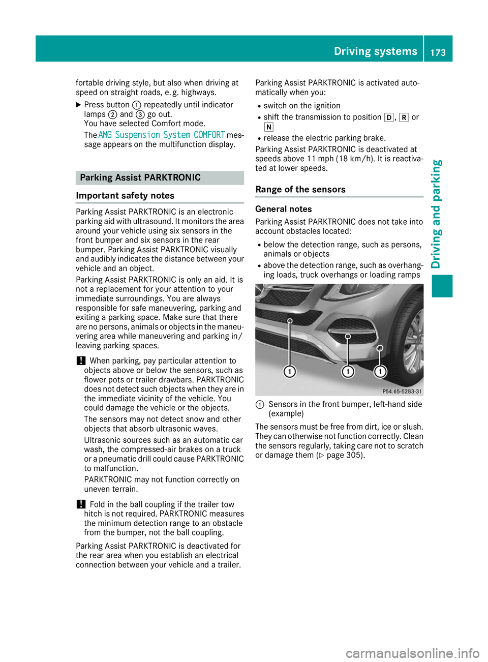 MERCEDES-BENZ GLE COUPE 2019 Owners Manual fortable driving style, but also when driving at
speed on straight roads, e. g. highways.
X Press button 0043repeatedly until indicator
lamps 0044and 0087go out.
You have selected Comfort mode.
The AM MERCEDES-BENZ GLE COUPE 2019 Owners Manual fortable driving style, but also when driving at
speed on straight roads, e. g. highways.
X Press button 0043repeatedly until indicator
lamps 0044and 0087go out.
You have selected Comfort mode.
The AM