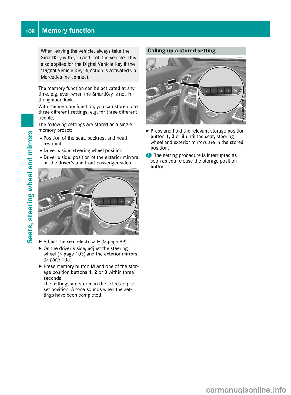 MERCEDES-BENZ SL ROADSTER 2019 Owners Manual When
leaving thevehicle, alwaystake the
Smart Keywith youand lock thevehicle. This
also applies forthe Digital Vehicle Keyifthe
"Digital Vehicle Key"functionisactivat edvia
Mercedes meconn ect MERCEDES-BENZ SL ROADSTER 2019 Owners Manual When
leaving thevehicle, alwaystake the
Smart Keywith youand lock thevehicle. This
also applies forthe Digital Vehicle Keyifthe
"Digital Vehicle Key"functionisactivat edvia
Mercedes meconn ect
