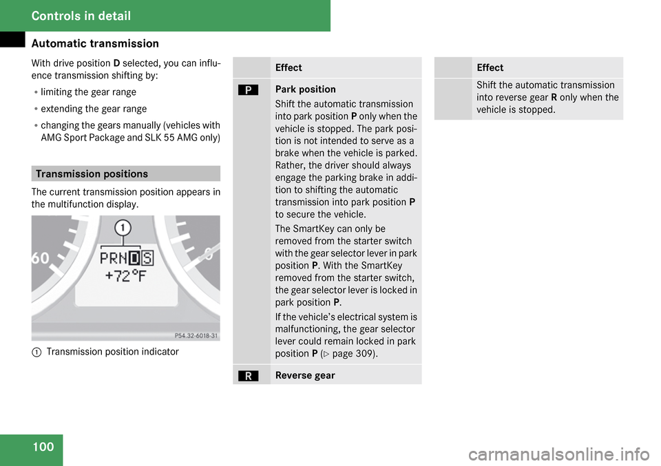 MERCEDES-BENZ SLK280 2009 R171 Owners Manual 