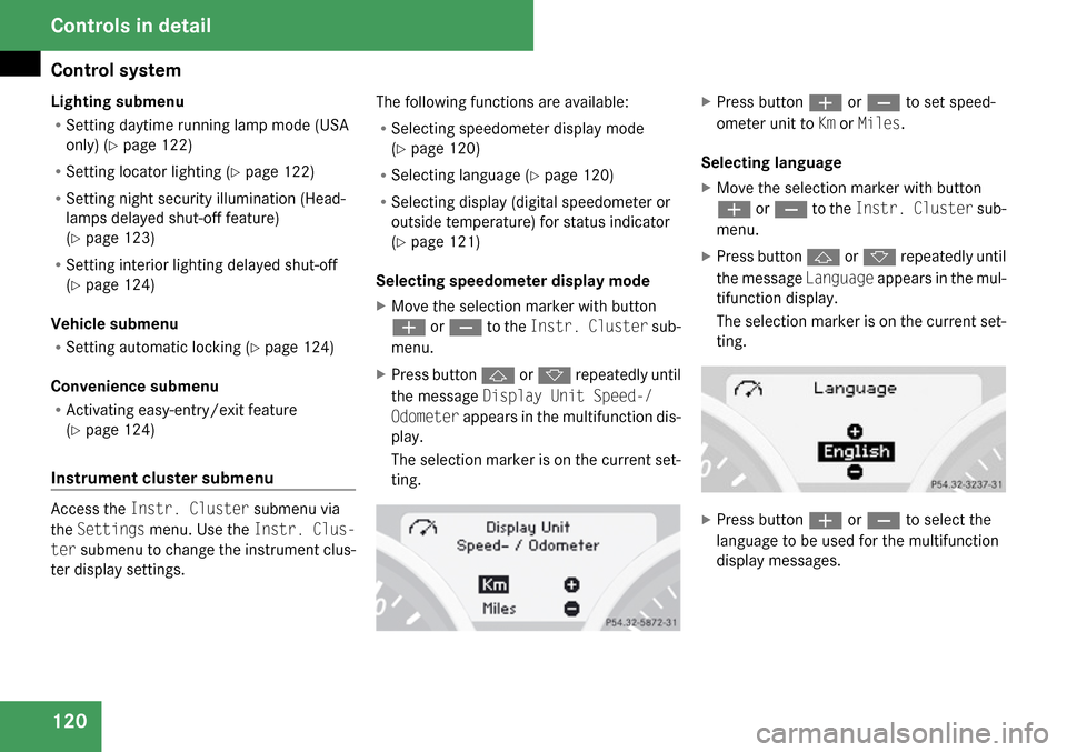 MERCEDES-BENZ SLK280 2009 R171 Owners Manual 