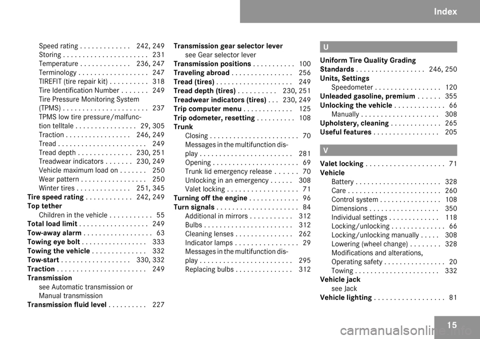 MERCEDES-BENZ SLK280 2009 R171 Owners Manual 
