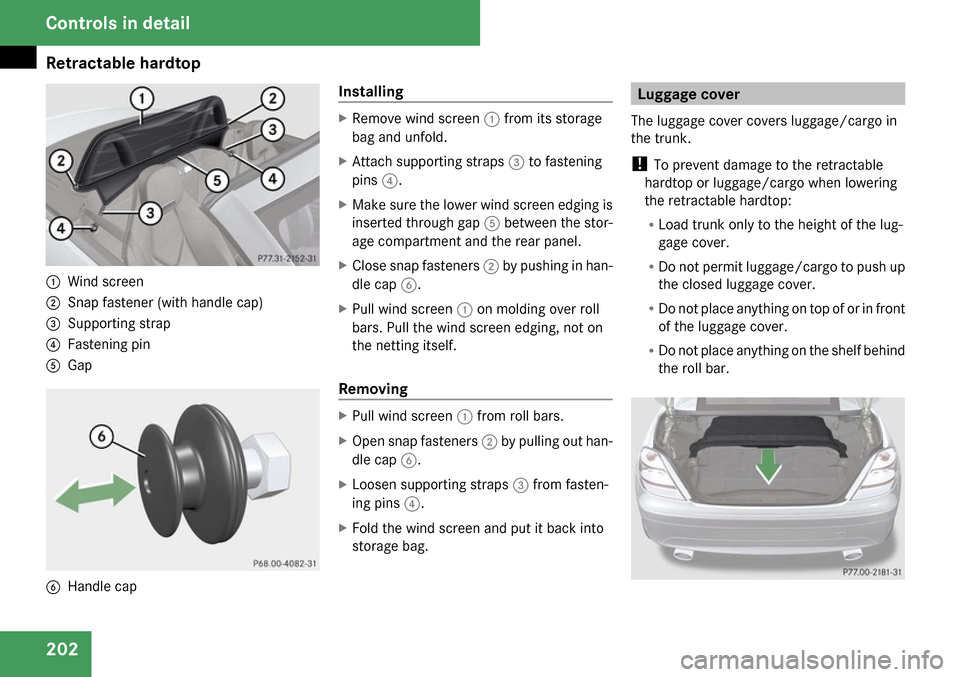 MERCEDES-BENZ SLK280 2009 R171 Owners Manual 