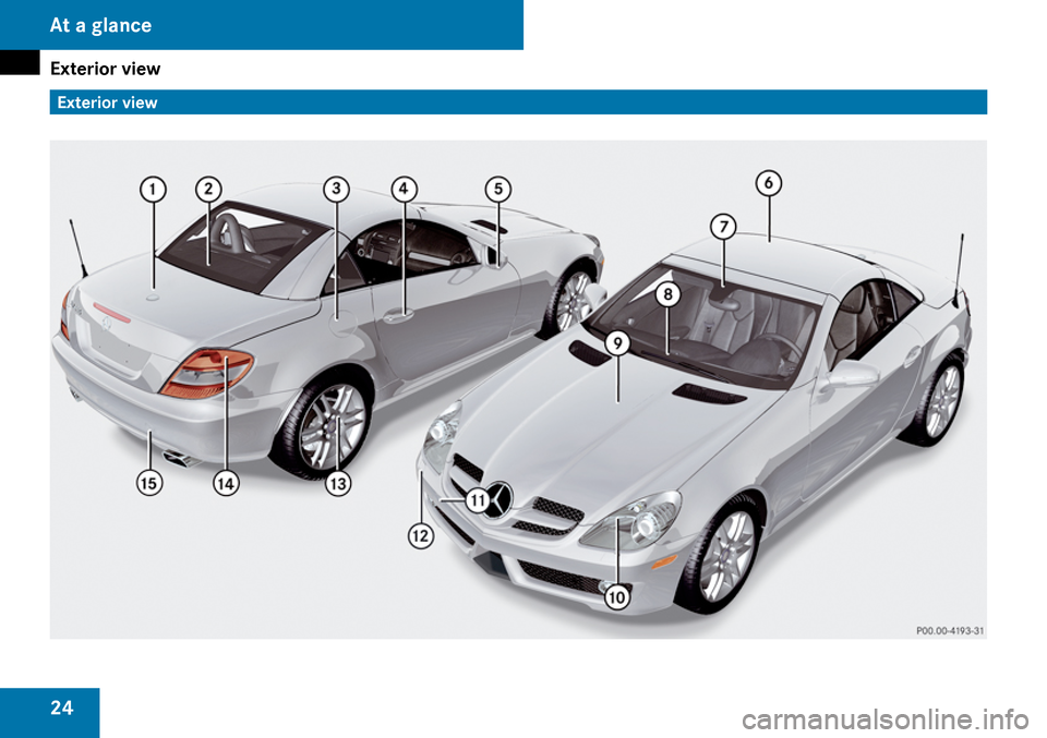 MERCEDES-BENZ SLK280 2009 R171 Owners Manual 