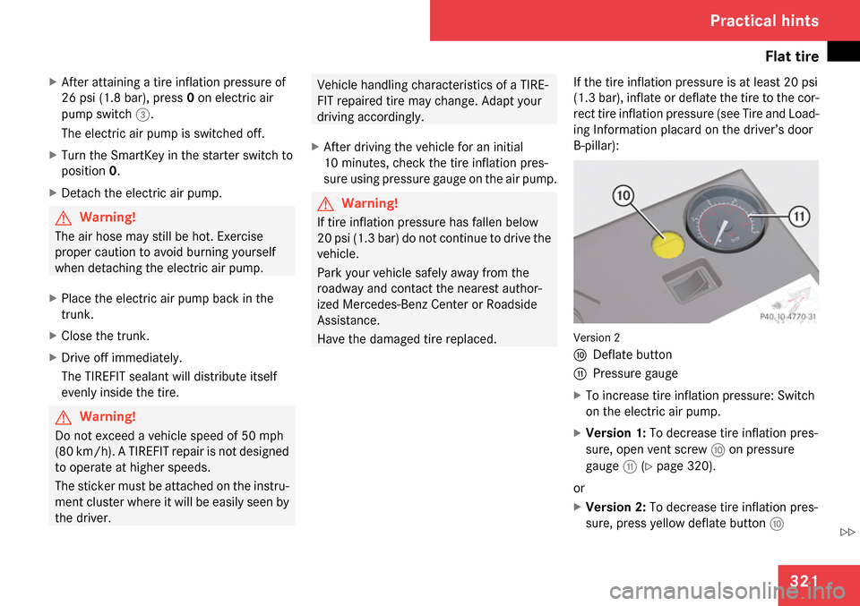 MERCEDES-BENZ SLK280 2009 R171 Owners Manual 