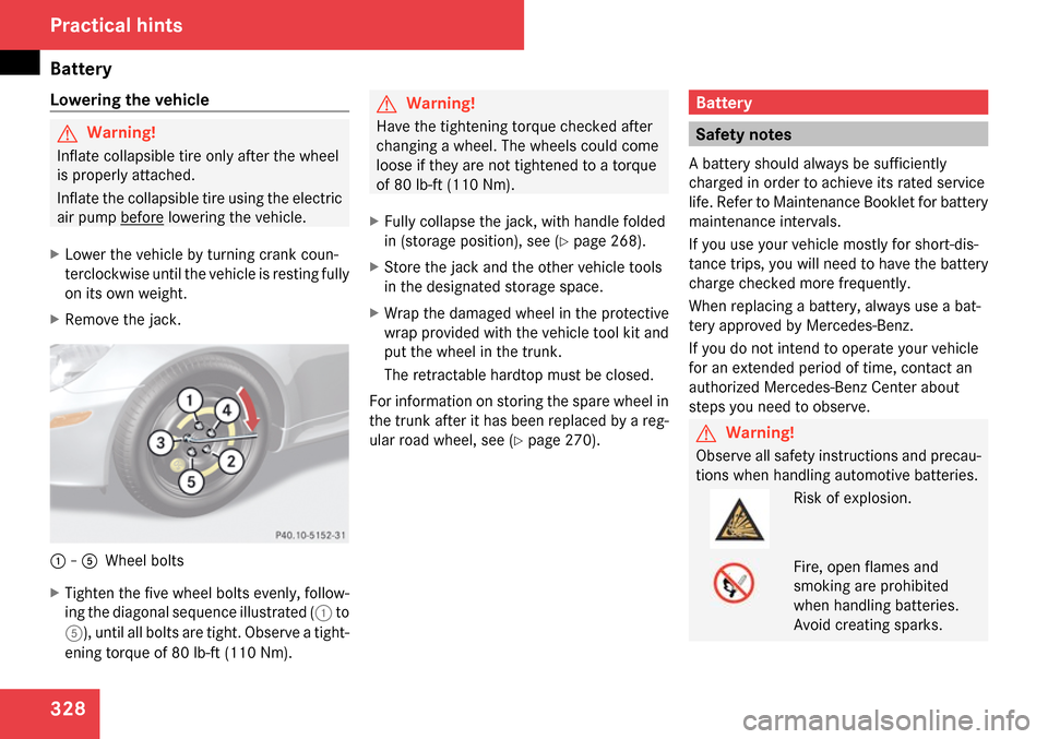 MERCEDES-BENZ SLK280 2009 R171 Owners Manual 