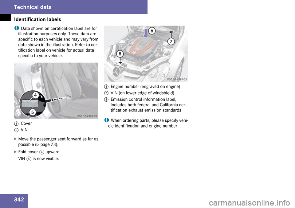 MERCEDES-BENZ SLK280 2009 R171 Owners Manual 