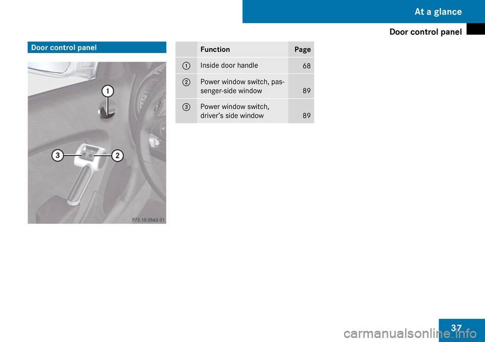 MERCEDES-BENZ SLK280 2009 R171 Owners Manual 
