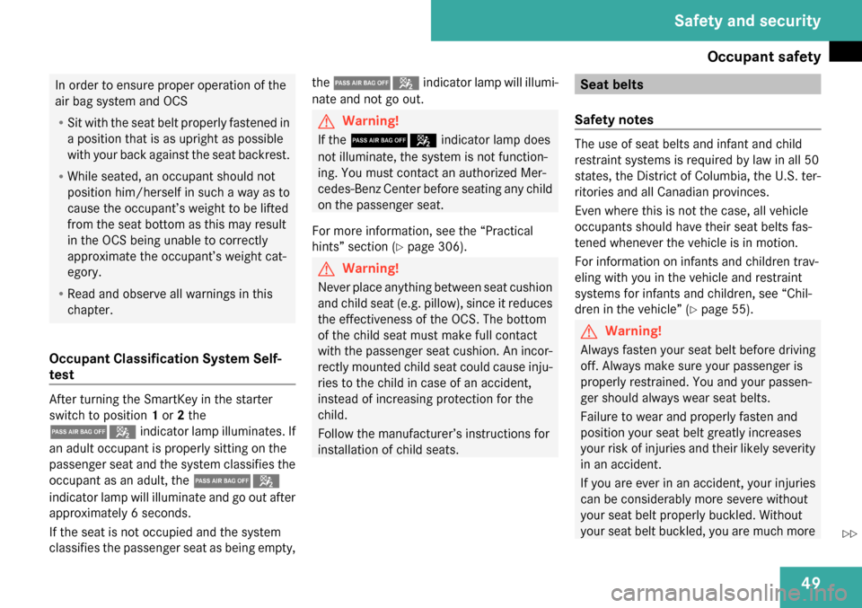 MERCEDES-BENZ SLK280 2009 R171 Owners Manual 