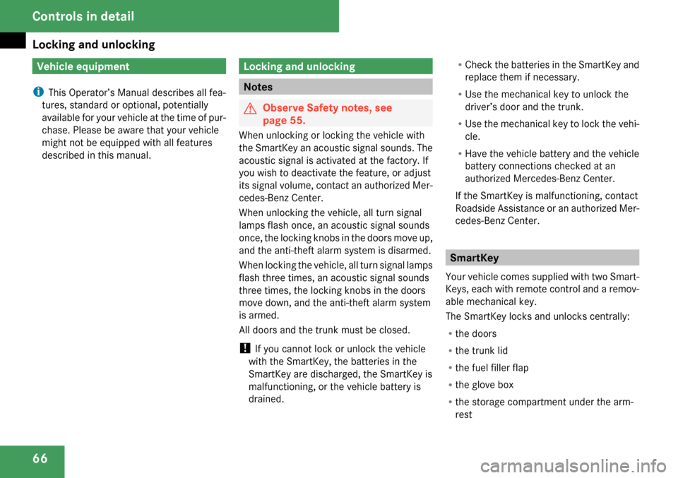 MERCEDES-BENZ SLK280 2009 R171 Owners Manual 