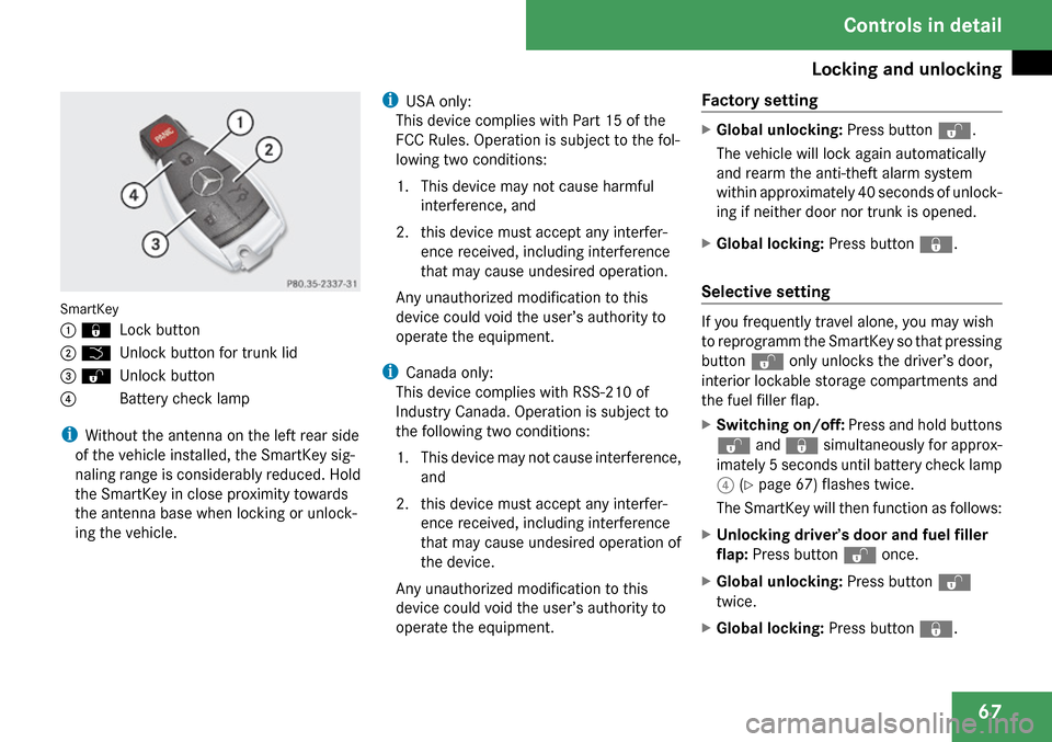 MERCEDES-BENZ SLK280 2009 R171 Owners Manual 