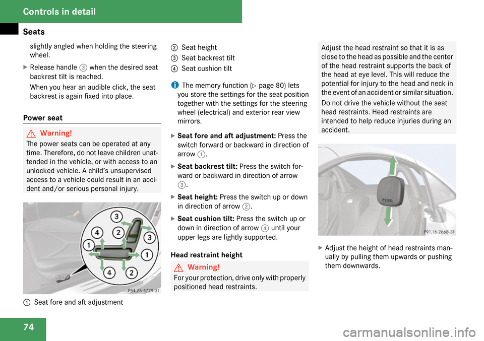 MERCEDES-BENZ SLK280 2009 R171 Owners Manual 