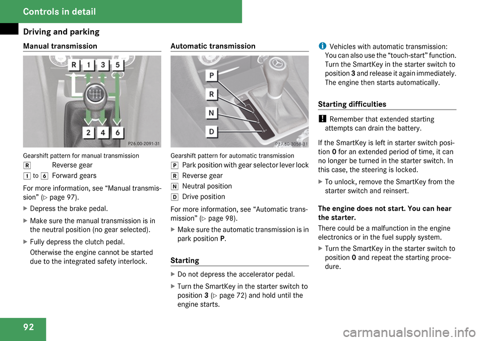 MERCEDES-BENZ SLK280 2009 R171 Owners Manual 