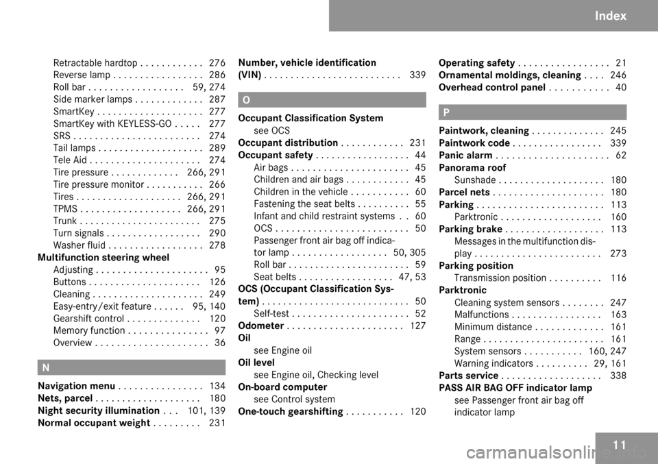 MERCEDES-BENZ SL65AMG 2009 R230 Owners Manual 