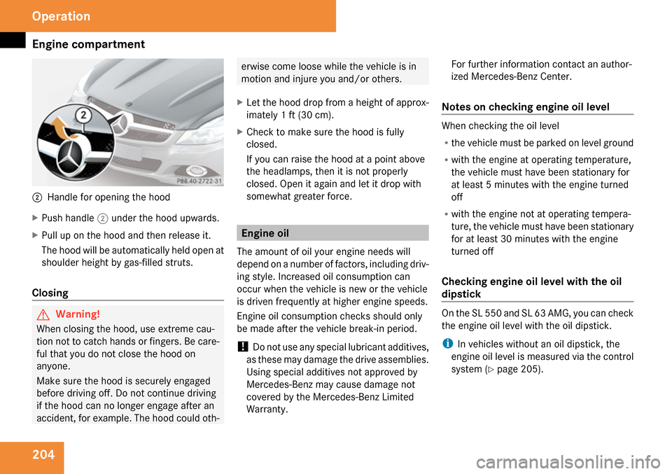 MERCEDES-BENZ SL65AMG 2009 R230 Owners Manual 