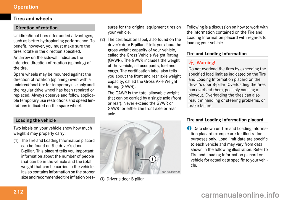 MERCEDES-BENZ SL65AMG 2009 R230 Owners Manual 