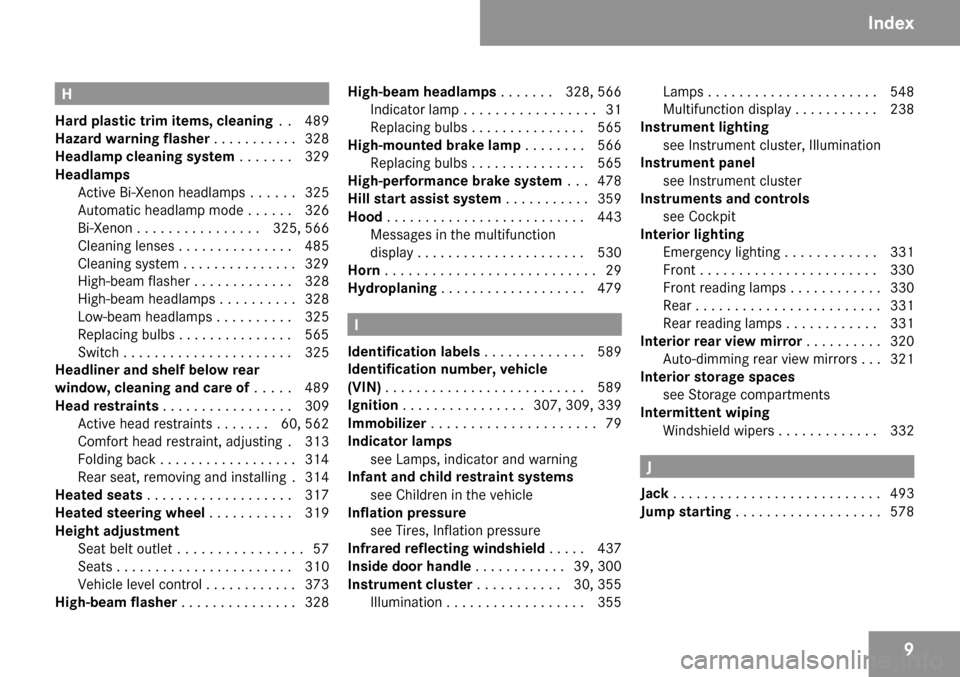 MERCEDES-BENZ S65AMG 2009 W221 Owners Manual 