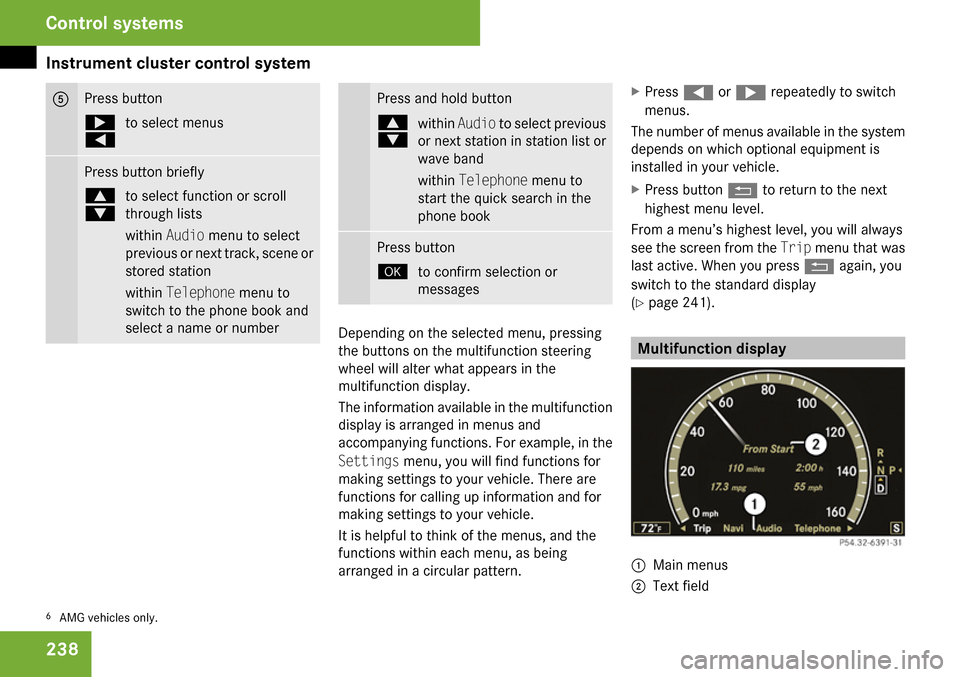MERCEDES-BENZ S65AMG 2009 W221 Owners Manual 