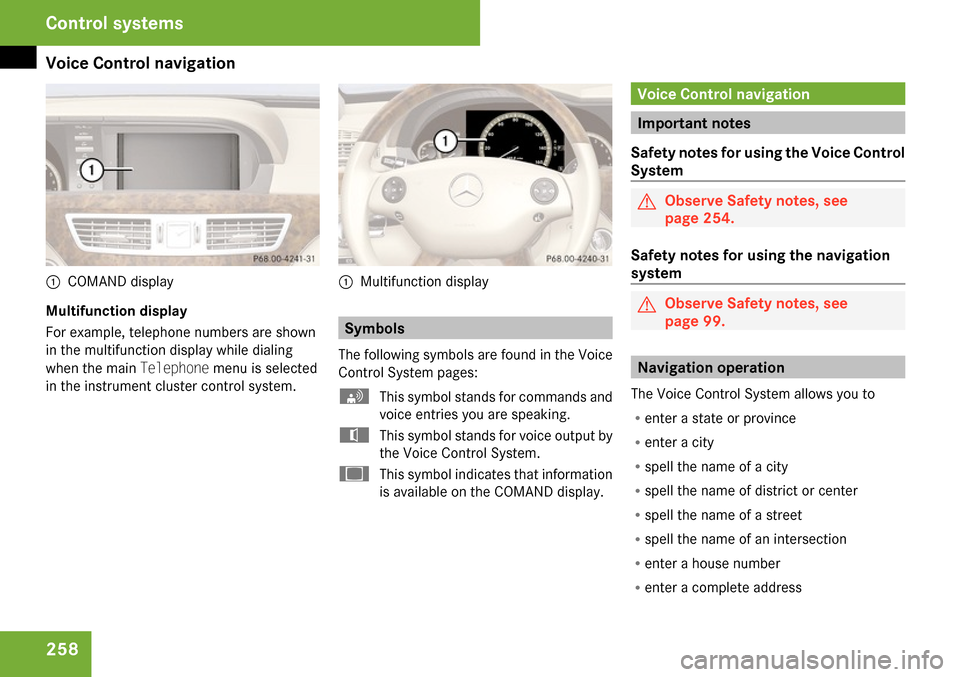 MERCEDES-BENZ S65AMG 2009 W221 Owners Manual 