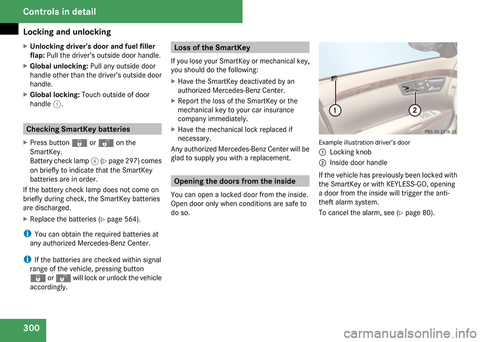 MERCEDES-BENZ S65AMG 2009 W221 Owners Manual 