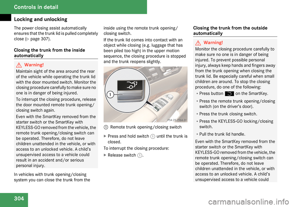 MERCEDES-BENZ S65AMG 2009 W221 Owners Manual 
