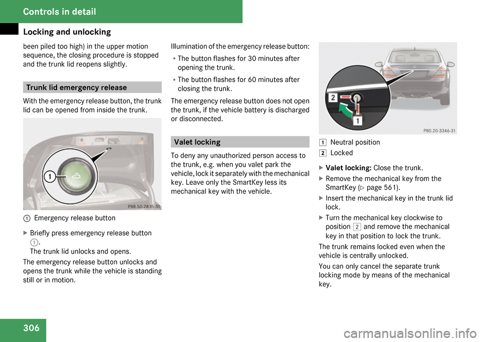 MERCEDES-BENZ S65AMG 2009 W221 Owners Manual 
