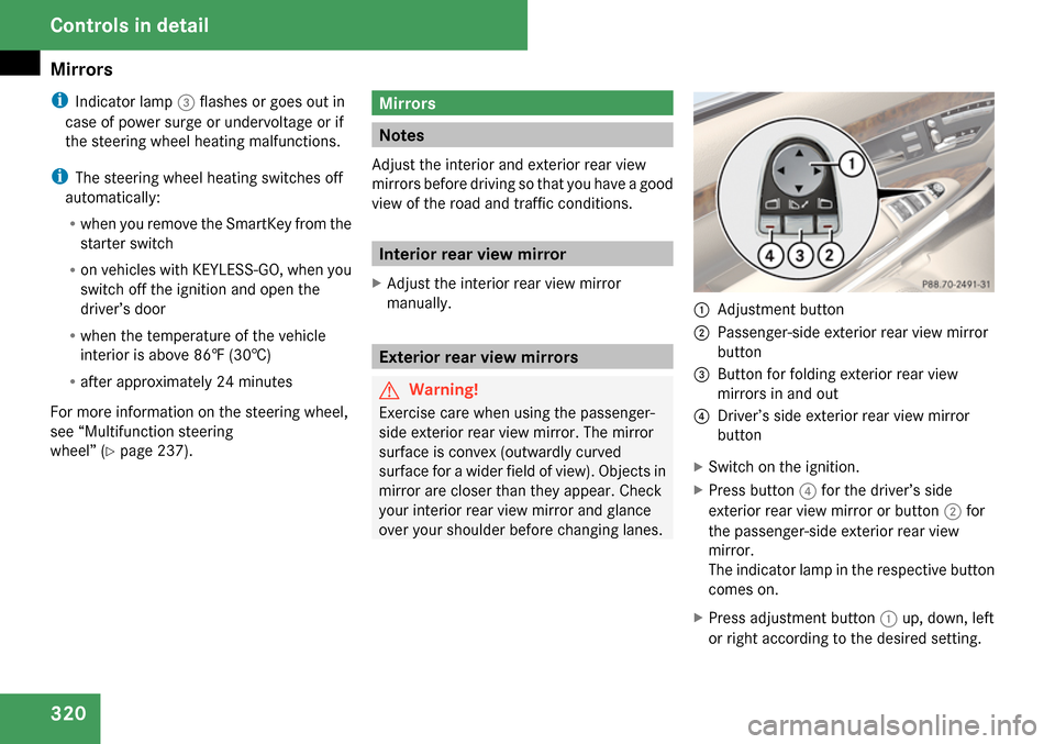 MERCEDES-BENZ S65AMG 2009 W221 Owners Manual 