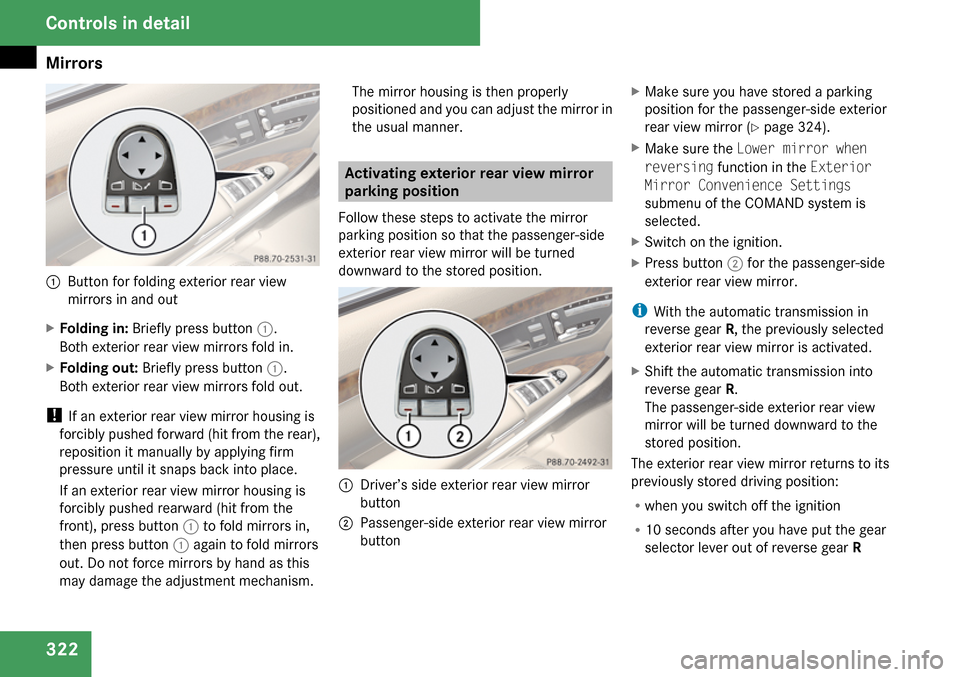 MERCEDES-BENZ S65AMG 2009 W221 Owners Manual 