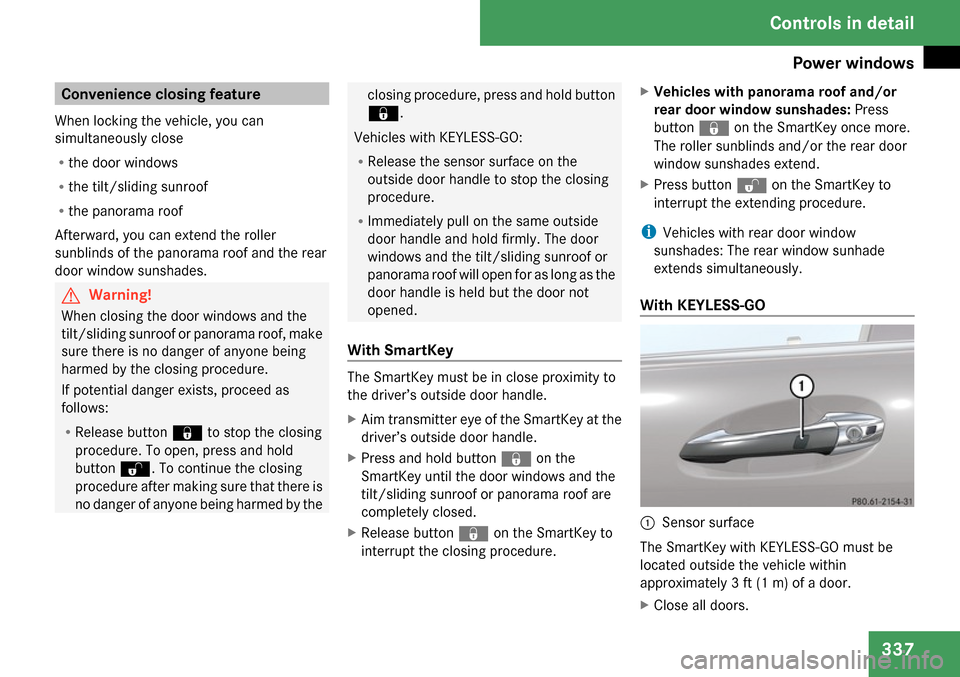 MERCEDES-BENZ S65AMG 2009 W221 Owners Manual 