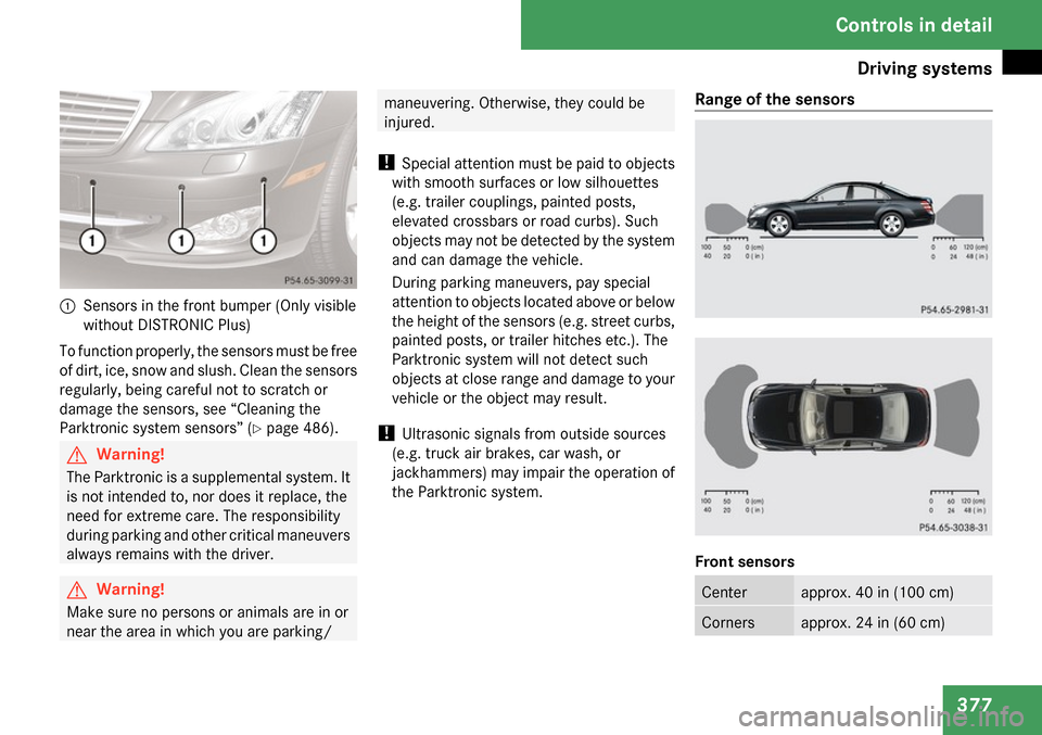 MERCEDES-BENZ S65AMG 2009 W221 Owners Manual 